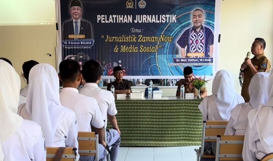 Fauzan Khalid Buka Pelatihan Jurnalistik untuk Siswa Madrasah di Mataram